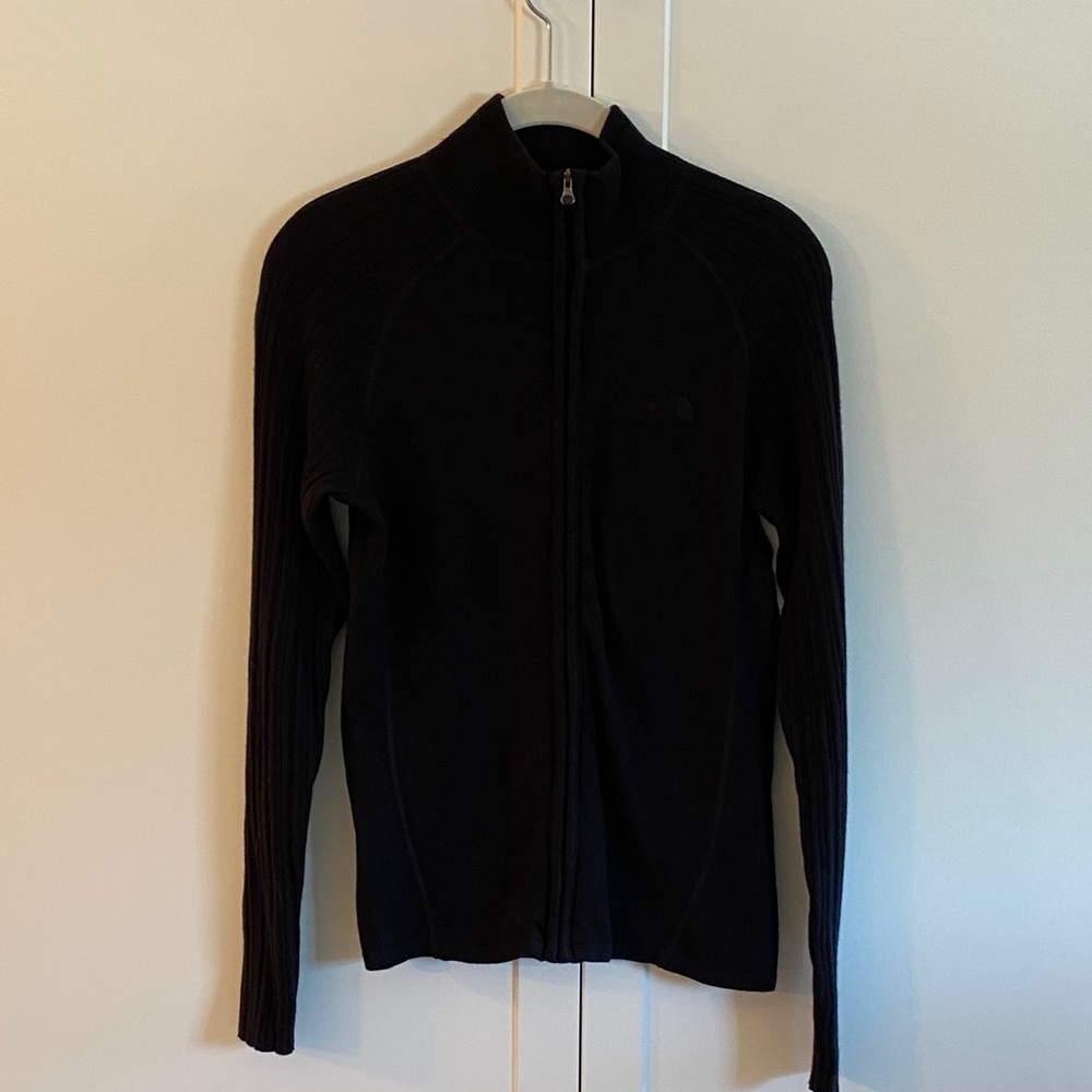The North Face Women's Black Full-Zip Cardigan